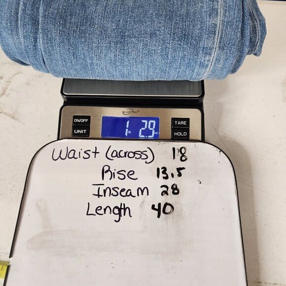 Madewell Women's 32 The Perfect Vintage Jeans High Rise Raw Hem Blue Distressed - Picture 14 of 14